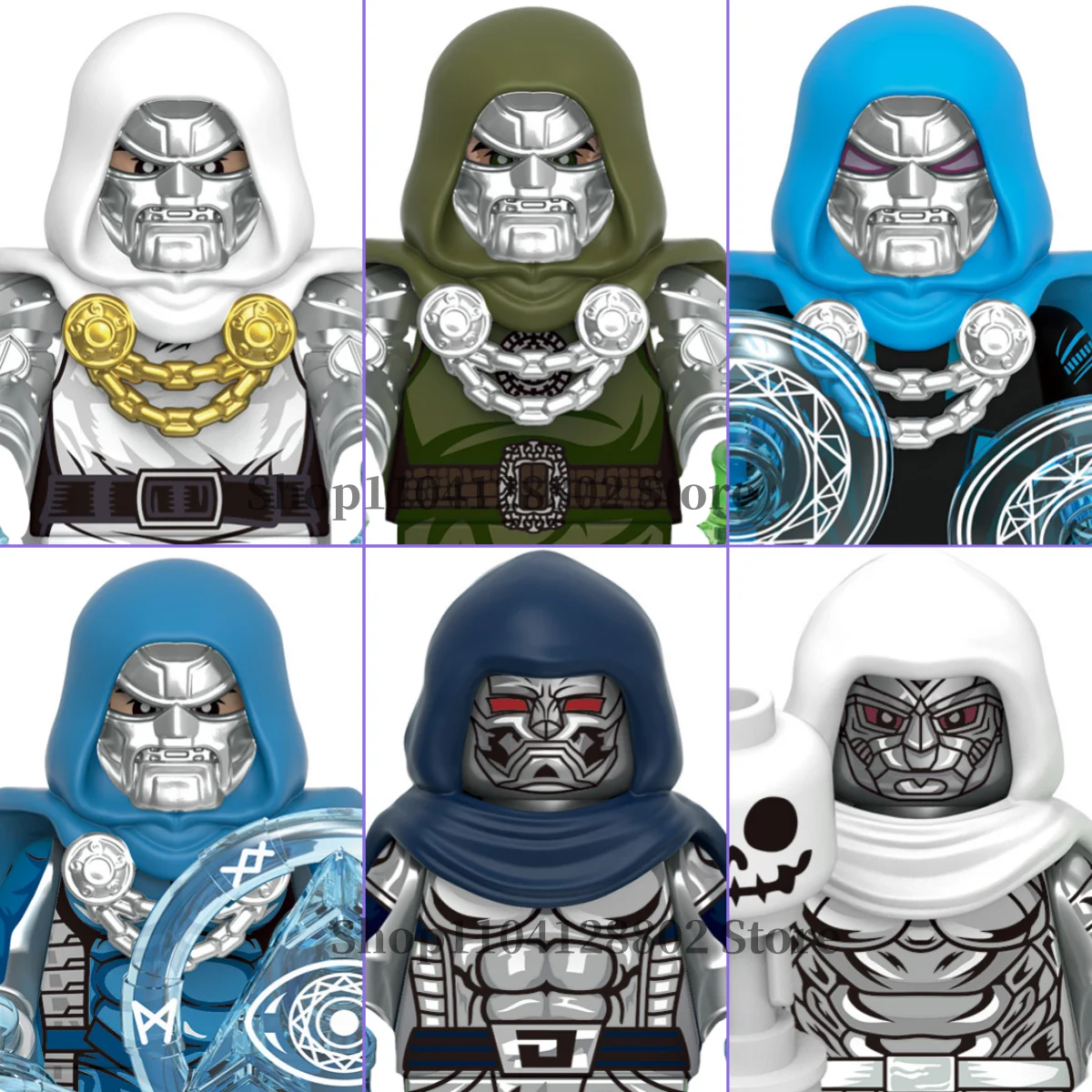 

G0150-2025 New Marvel brick toys Earth-52161 Doctor Doom children's MINI building block toys holiday party gifts doll toys