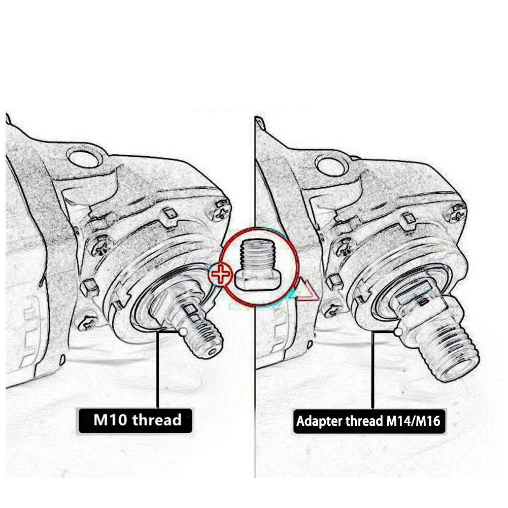 Brand New High Quality Adapter Accessories Steel Saw Blade 2pcs Angle Grinder Black Connector Converter For Cutting Disc