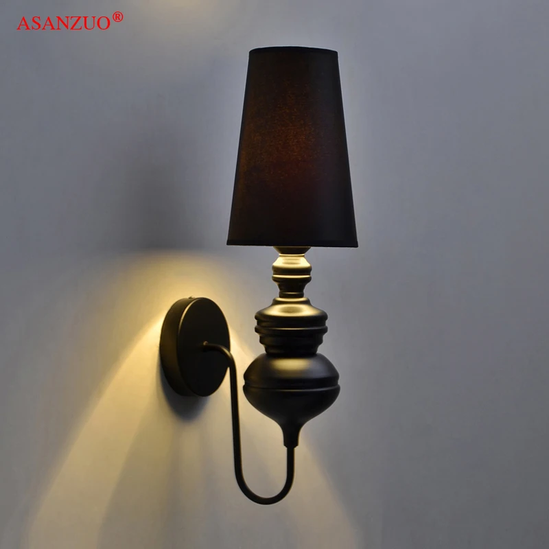 

Wall lamps Gold silver black white decor Lighting fixture hotel corridor living room bedroom Wall sconce Luminair