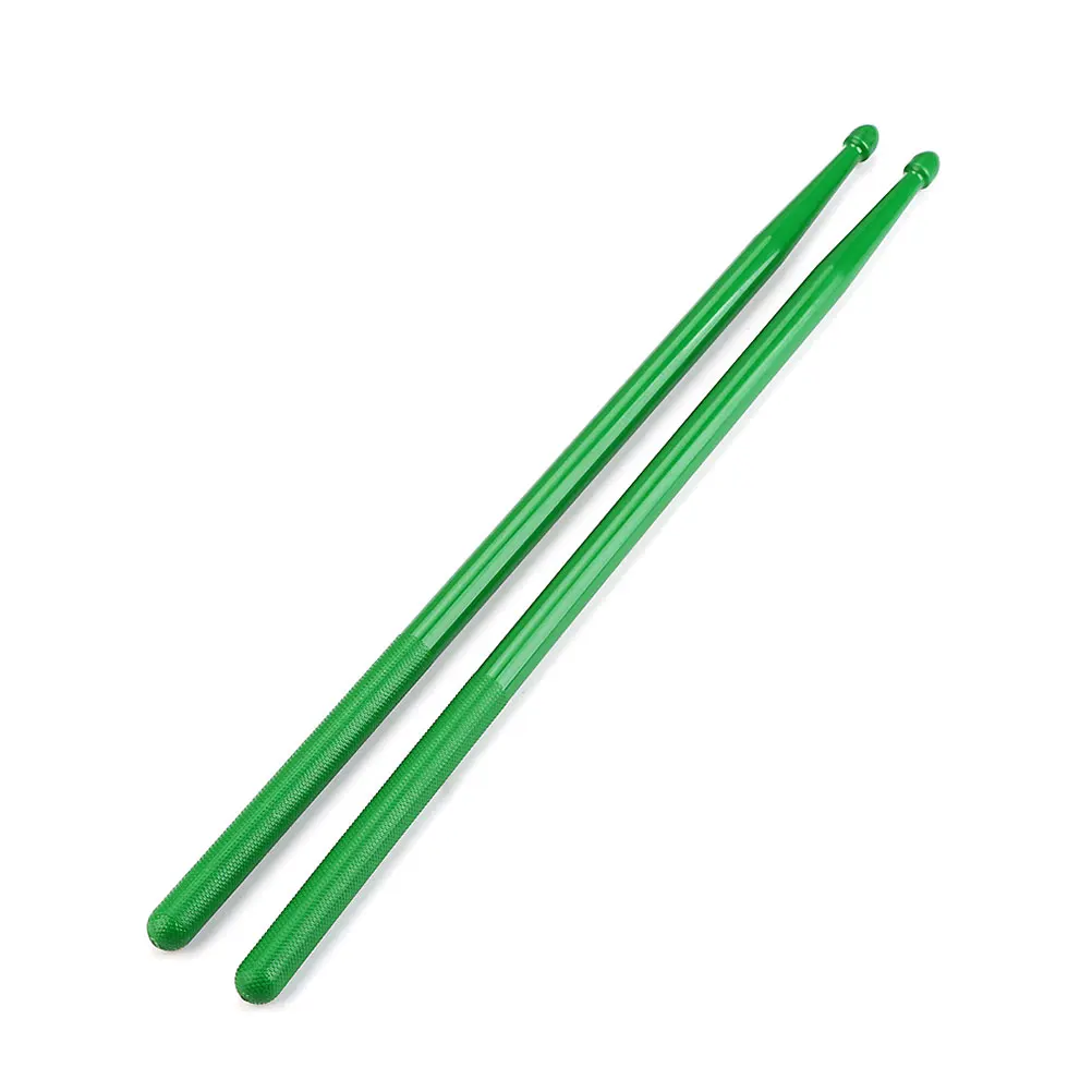 

Drums Stick Accessories Handle Percussion Instrument Small Metal Fun Gesture Shaped Drumstick Green Child