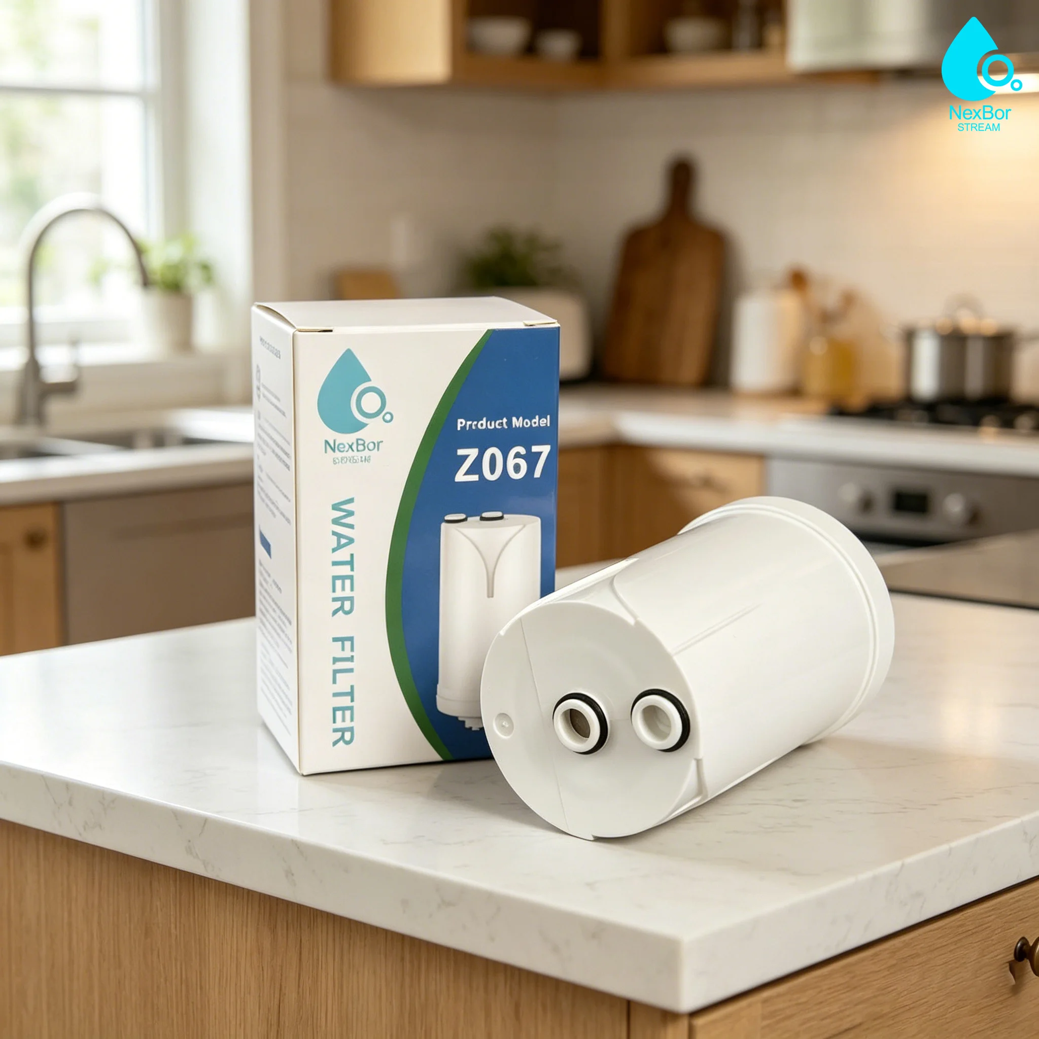 Filtre à eau pour robinet compatible avec le filtre à eau Brita On Tap HF/V/V-MF 600L pour cartouche filtrante BRITA On Tap V