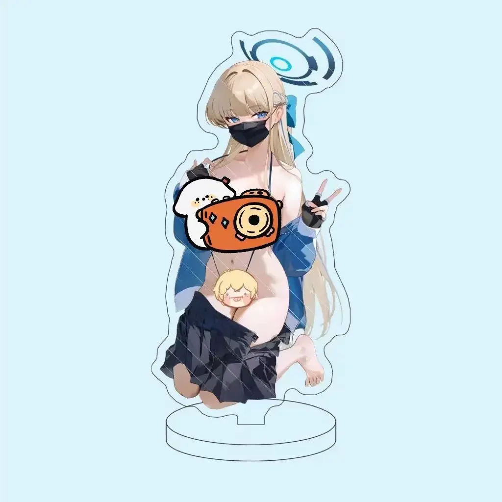 2025 Game Blue Archive Asuma Toki Rikuhachima Aru Kasumizawa Miyu Love Anime Figure Acrylic Stand Figurine for Desk Decoration