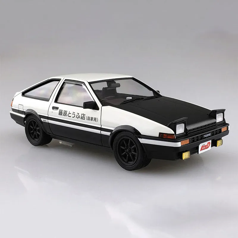 Static assembly car model Aoshima-05961-B 1/24 Initial D Fujiwara Takumi AE86 Volume 37 car model kit