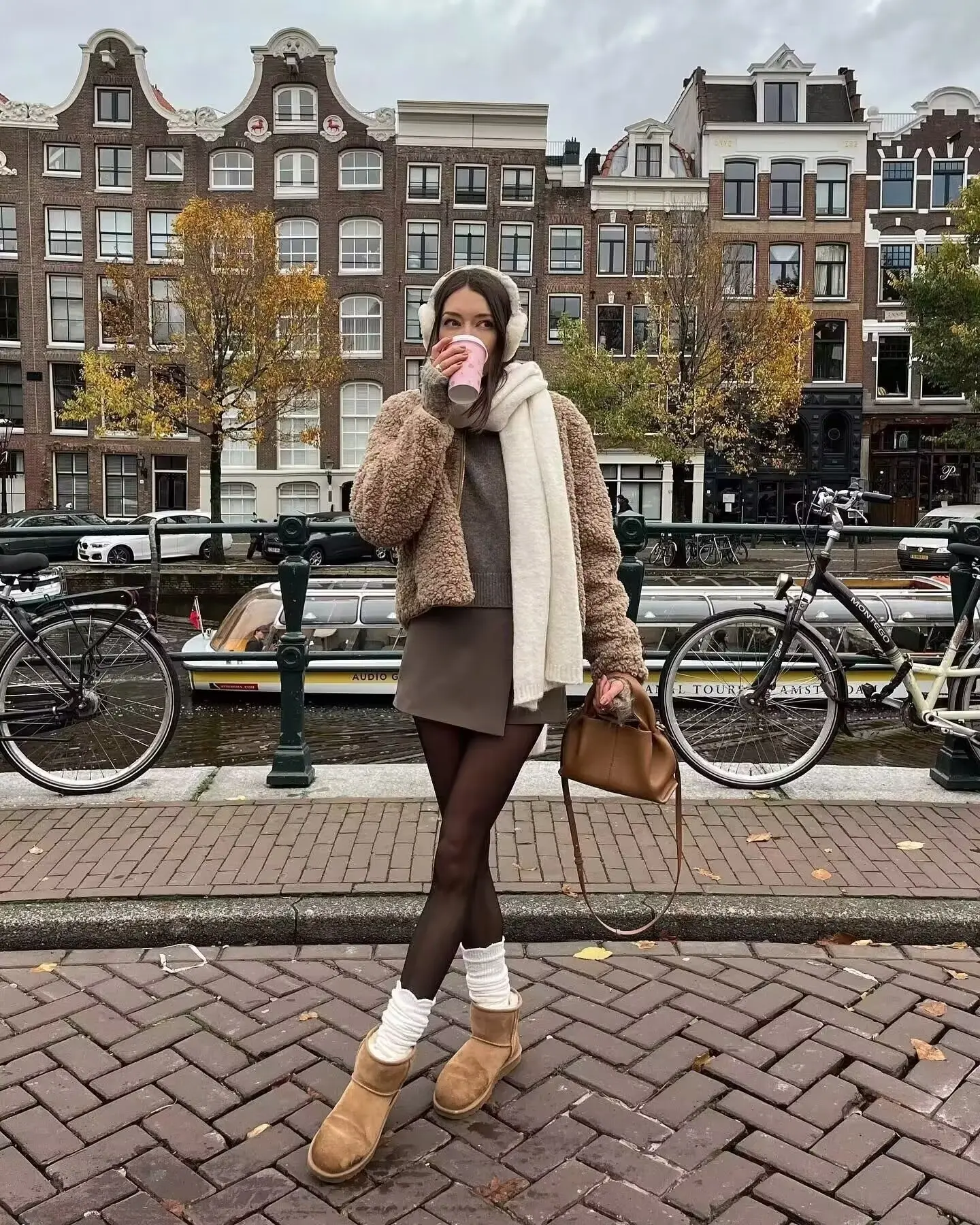 Thicken Pocket Women Jackets Solid O-Neck Autumn Winter Outerwear Y2k Loose Warm Long Sleeve Female Tops Zipper Outerwear