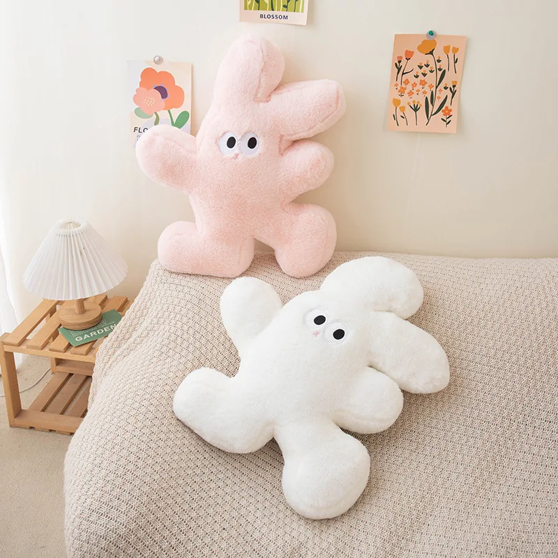 Stuffed Animals Plush Creative Alien Pillow Plush Toy Pillow Scars Rabbit Comfortable Brithday Gift for Best Friend or Children