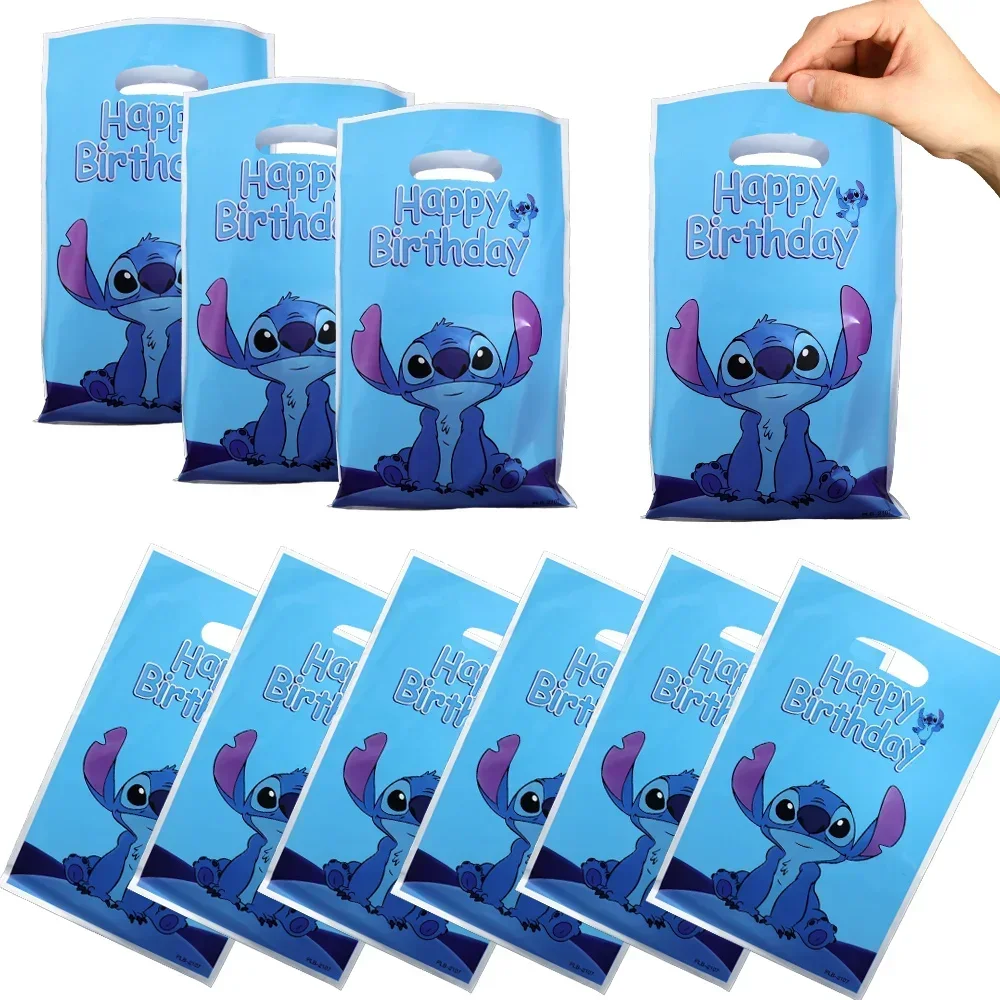 Blue Lilo Stitch dekorasi sekali pakai set piring serbet untuk pesta ulang tahun pesta bayi selamat tinggal makan acara rumah pernikahan