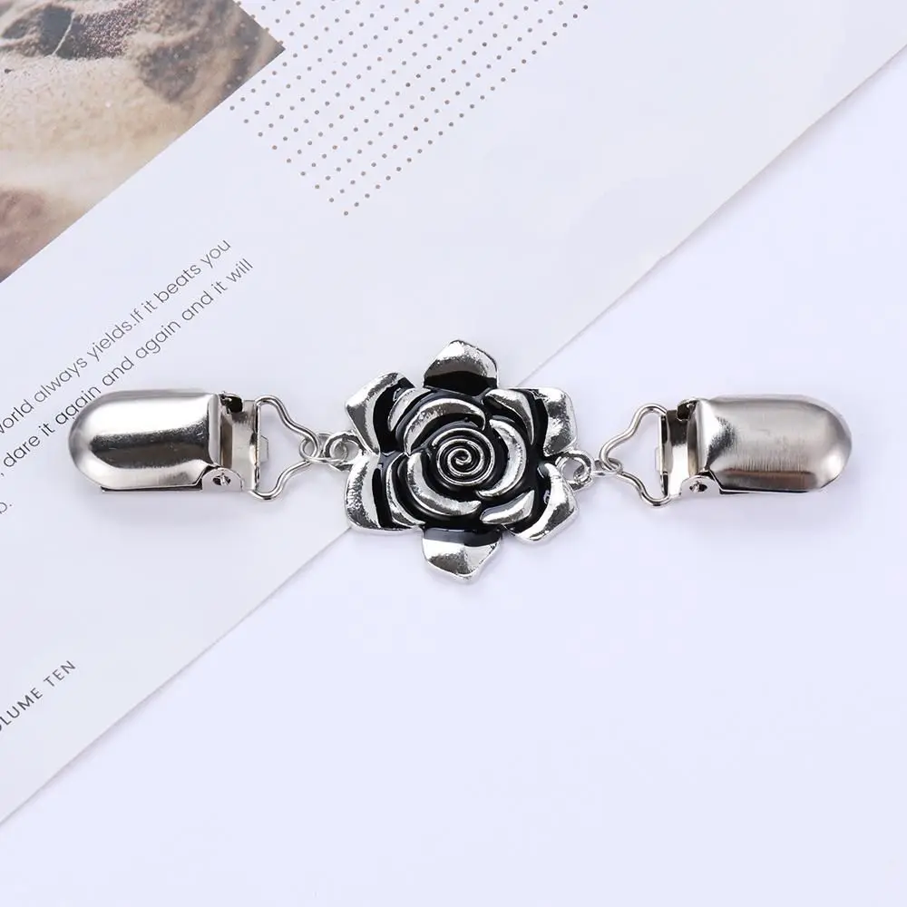 ندفة الثلج روز شكل حجر الراين الديكور سترة بلوزة دبوس شال بروش قميص طوق دبابيس سترة كليب بطة كليب المشابك