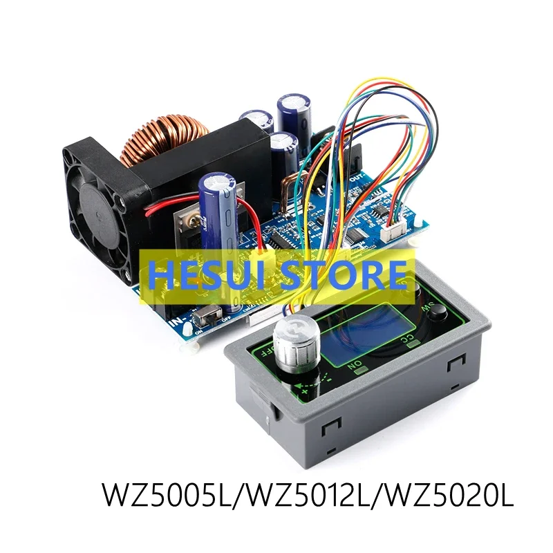Adjustable power module 50V5A12A20A CNC step-down voltage ammeter constant current DC regulator