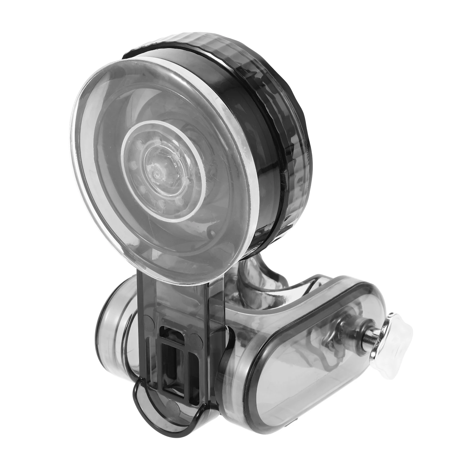 

Shower Head Fixed Mount Shower Head Base Grey Transparent Plastic Bracket Stand Rack Base Waterproof Bathroom Accessory