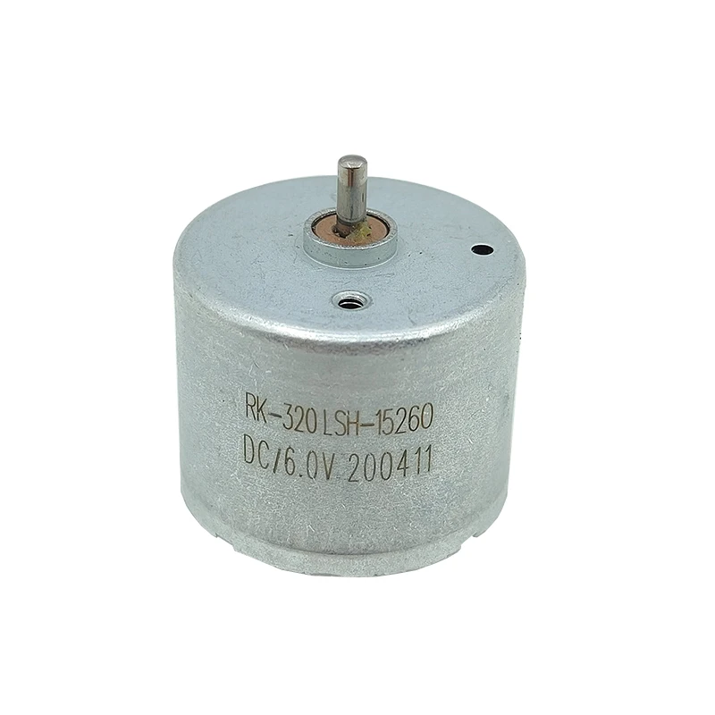 RK-320SH-15260 RF-320CH Mini 24mm Electric Motor DC 3V 3.7V 5V 6V 9V 10900RPM Micro Round Spindle Motor DIY Hobby Toy Model