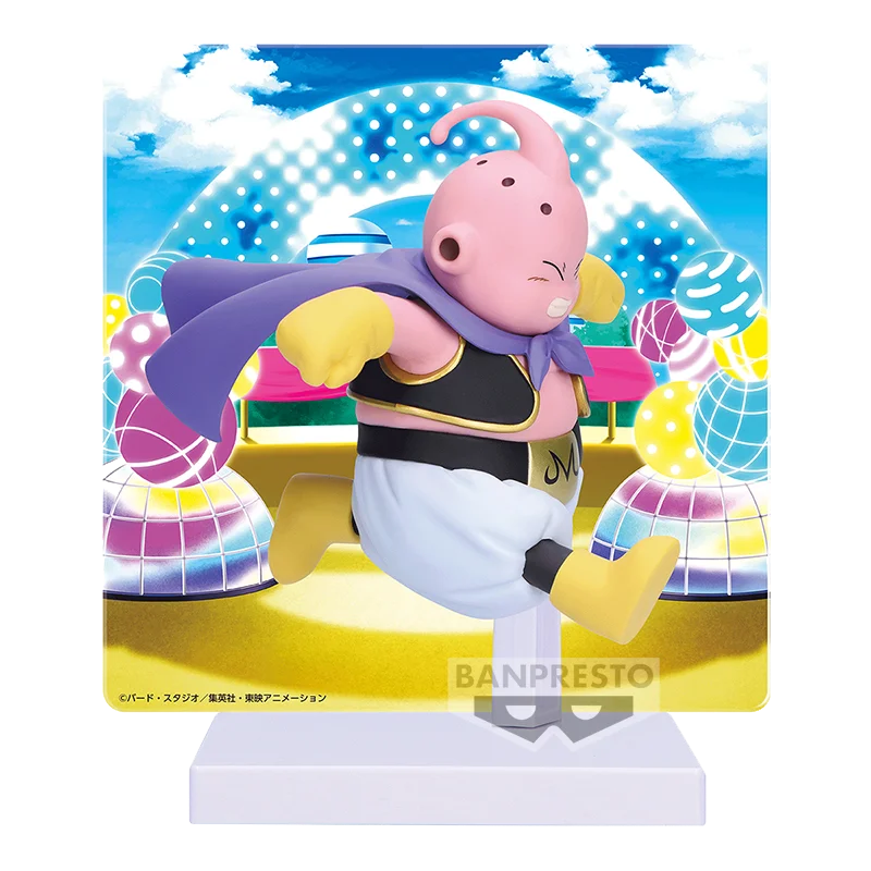 

Bandai Eyewear Factory's Dragon Pearl DAIMA Majin Buu поставляется с фоновой доской, фигурка, модель, орнамент в качестве подарка на день рождения