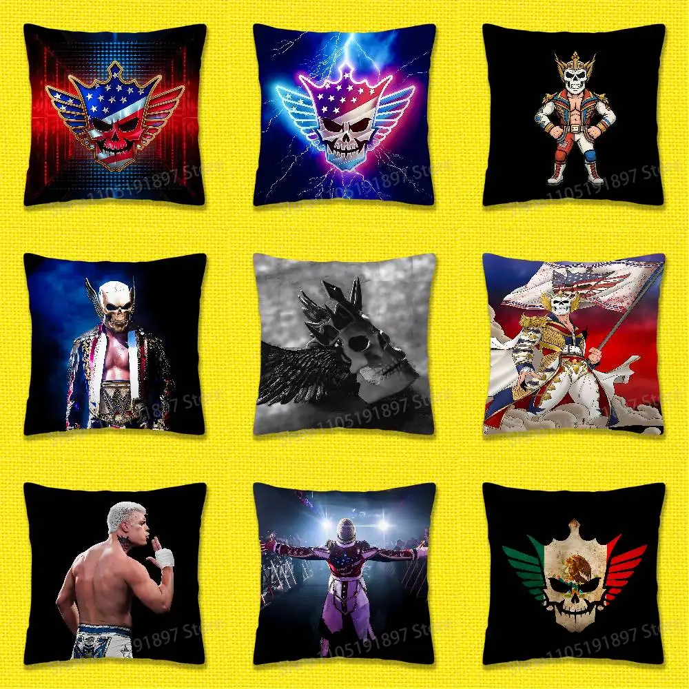 

Wrestler C-Cody Rhodes Throw Pillow Case For 50cm 40cm 55cm 45cm 30cm Square Bedroom Pillowcase Cover