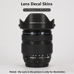 Skin for Olympus 12-40F2.8 PRO Gen1 Lens Skin For OLYMPUS 12-40mm f/2.8 Sticker Cover Film 12-40 f2.8 Decal Skins 1240 f2.8