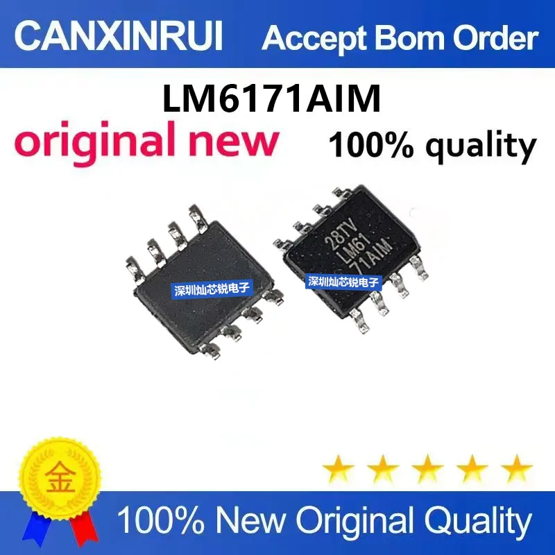 (5pieces)Brand new original LM6171 LM6171AIM LM6171BIM SMD SOP8 operational amplifier chip