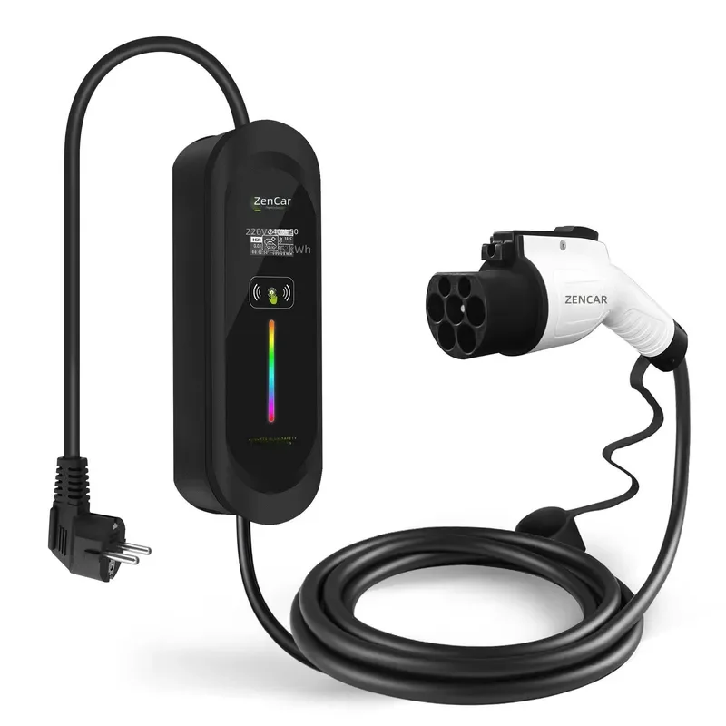 16A Portable EV Charger 3.6kW Single Phase AC Charging Station for Home GB/T Standard Mobile Electric Vehicle Cable