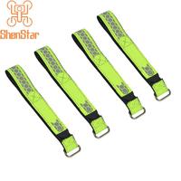 4pcs 20x260mm RC Battery Strap Tie Metal Buckle Magic Sticker Tape Lipo Battery Belt for FPV Drone Battery Fixing Tool Reusable