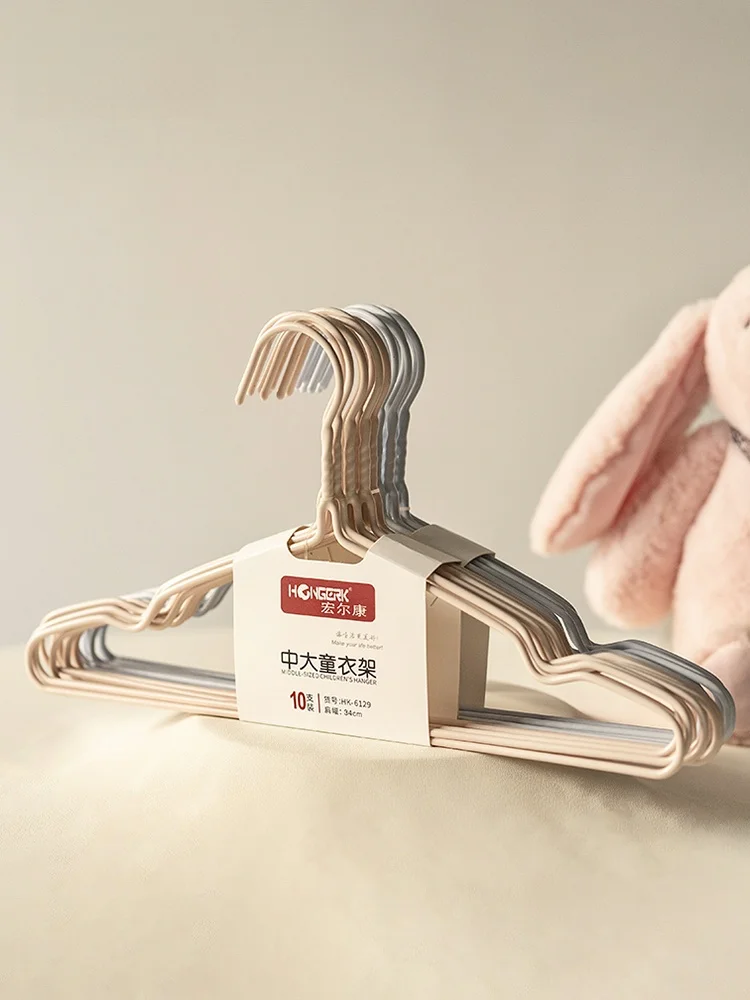 

Children's Clothes Hanger Large Middle Children's Clothes Hanger 34cm Clothes Child Clothes Hanging Clothesline Dry Wet Two-w...