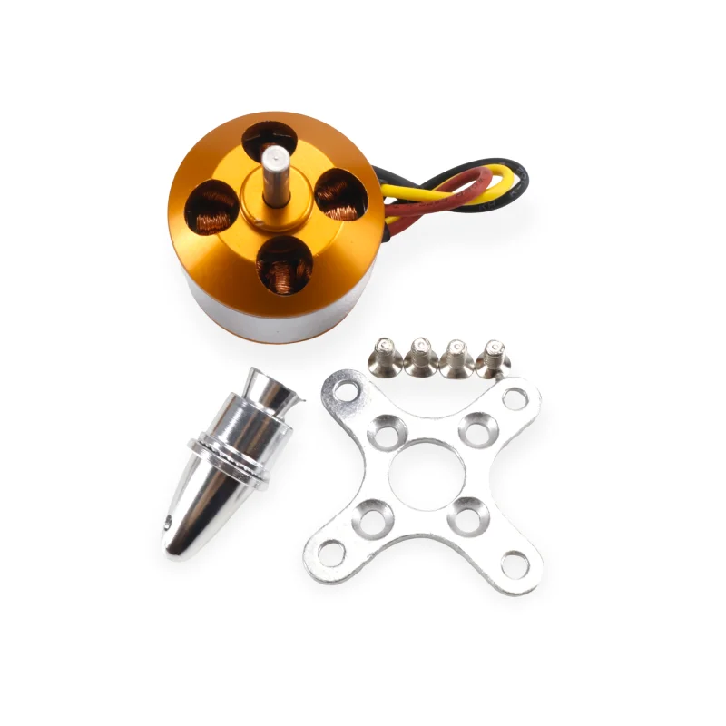 High Quality 1pcsA2212 Brushless Motor Multi-KV Choice RC DIY Power Core for Airplane Quadcopter with Mount Holes Cost-Effective