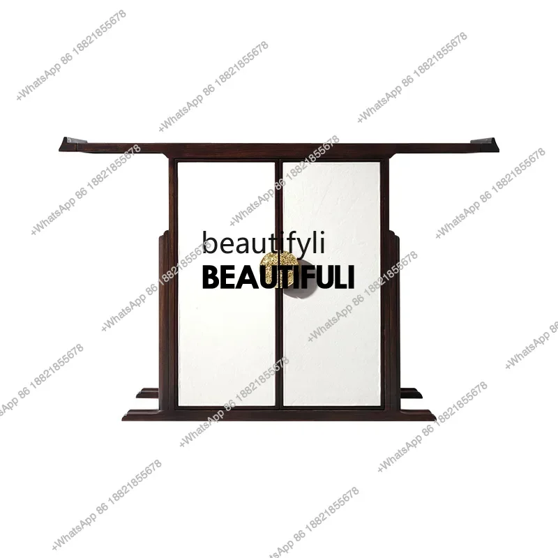 

ss 8617Light luxury new Chinese ebony entrance table Solid wood entrance entrance platform