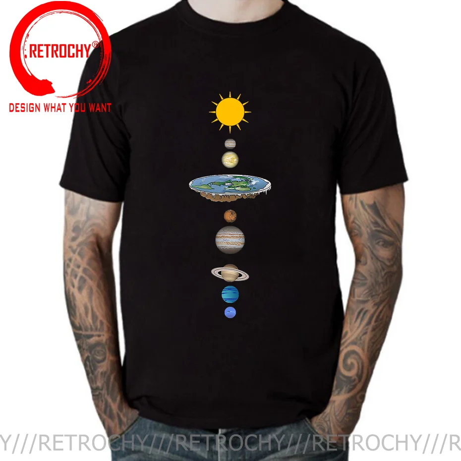 Cosmic Solar System Planets Print Man T-shirt Oversized Loose Clothing Regular Sleeve men T shirts Male Fashion Casual Tee Shirt