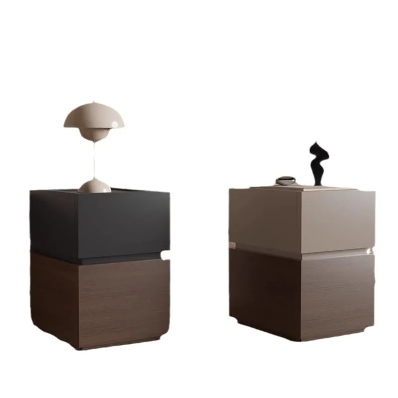 

Bedside table, simple, modern, free combination building block storage, bedroom