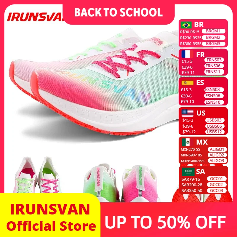 IRUNSVAN  GUANJUE TOP 1.0 for Unisex 2025 New Professional Marathons Running Shoes Breathable Anti-slip Shock-Absorbant Sneakers