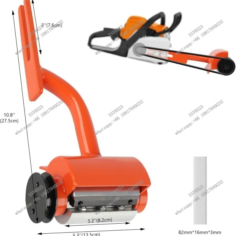 Belt Type Wood Peeling Planer Tool for Poria Cocos Wood Logs Debarking Planing