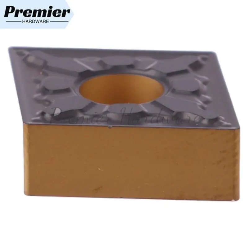 Противоударная и износостойкая двухцветная прорезная пластина. Токарная пластина из стали CNMG120404-AM SP3200.