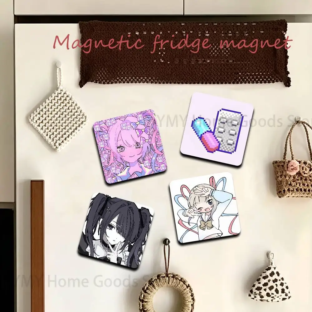 N-Needy S-Streamer Overload Fridge Magnetic Magnet PVC Memorial Decor for Family Friends Students Adults