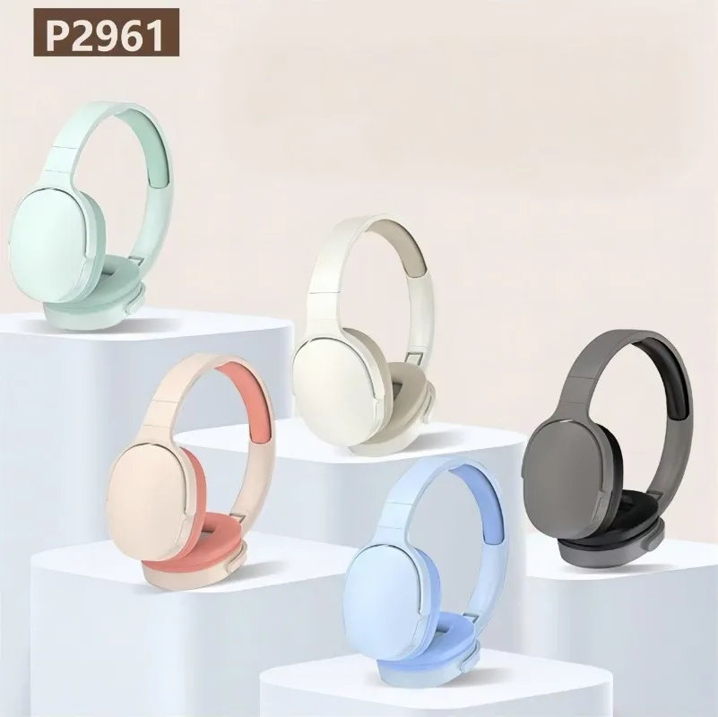 Hot Bluetooth Wireless Headphones Over Ear Hifi Stereo Headset True Sports Earphones TF AUX Music Player with HD Mic