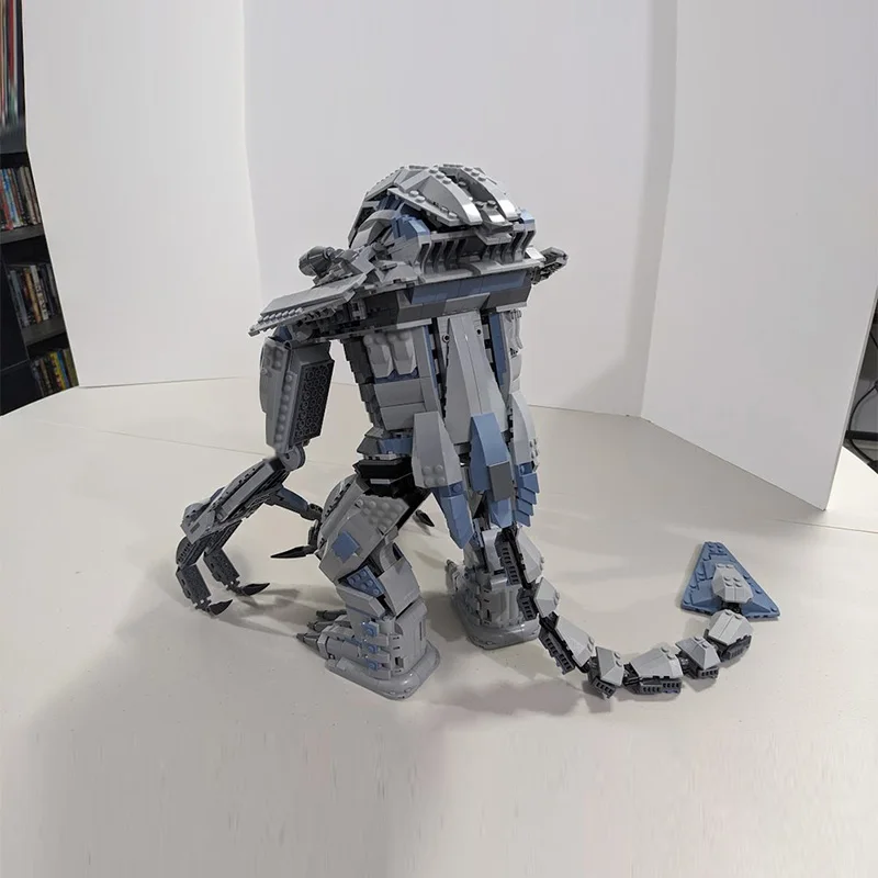 نموذج الفيلم الشعبي MOC قوالب بناء فيلم الوحش ميكا وحدات التكنولوجيا الهدايا عطلة تجميع ألعاب أطفال البدلة