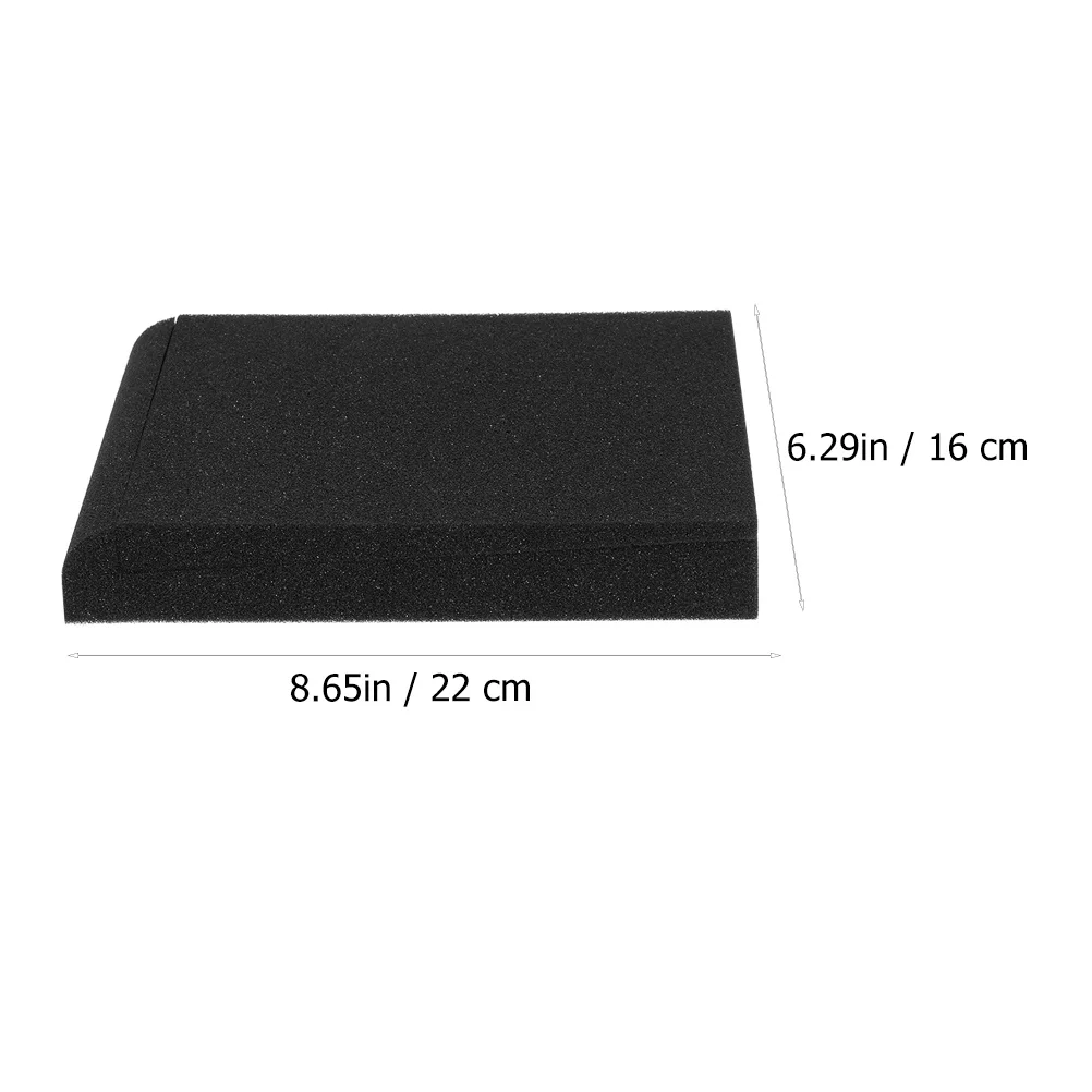 وسادة عزل مكبر الصوت عالية الكثافة امتصاص الصدمات الإسفنج حصيرة لصندوق مكبر الصوت الأسود الحد من الضوضاء أداة المعدات الموسيقية #3