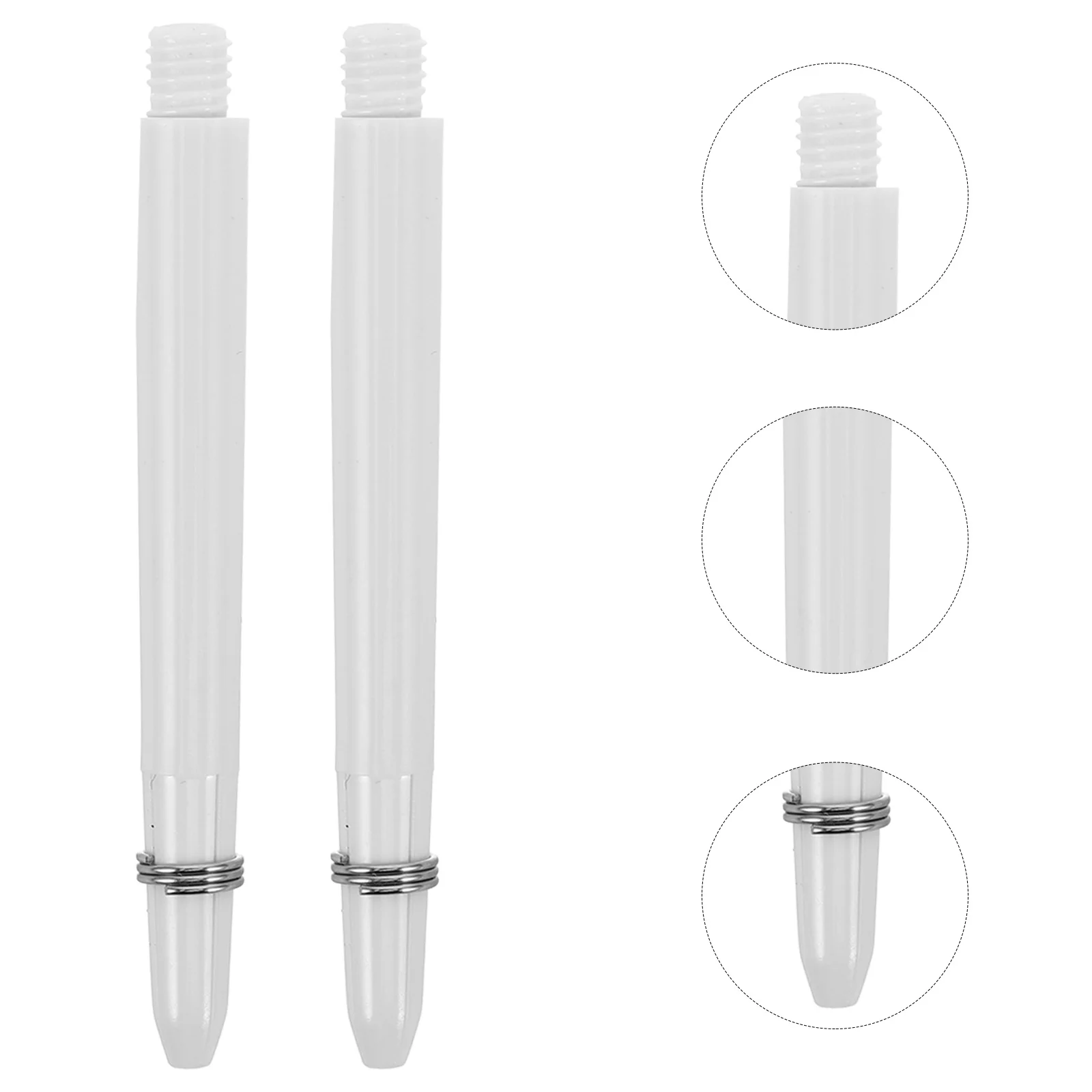 

50Pcs Thread Shaft Nylon Rings Set Soft Tip Stems Easy Installation Long Flight Essentials Long Flight Essentials