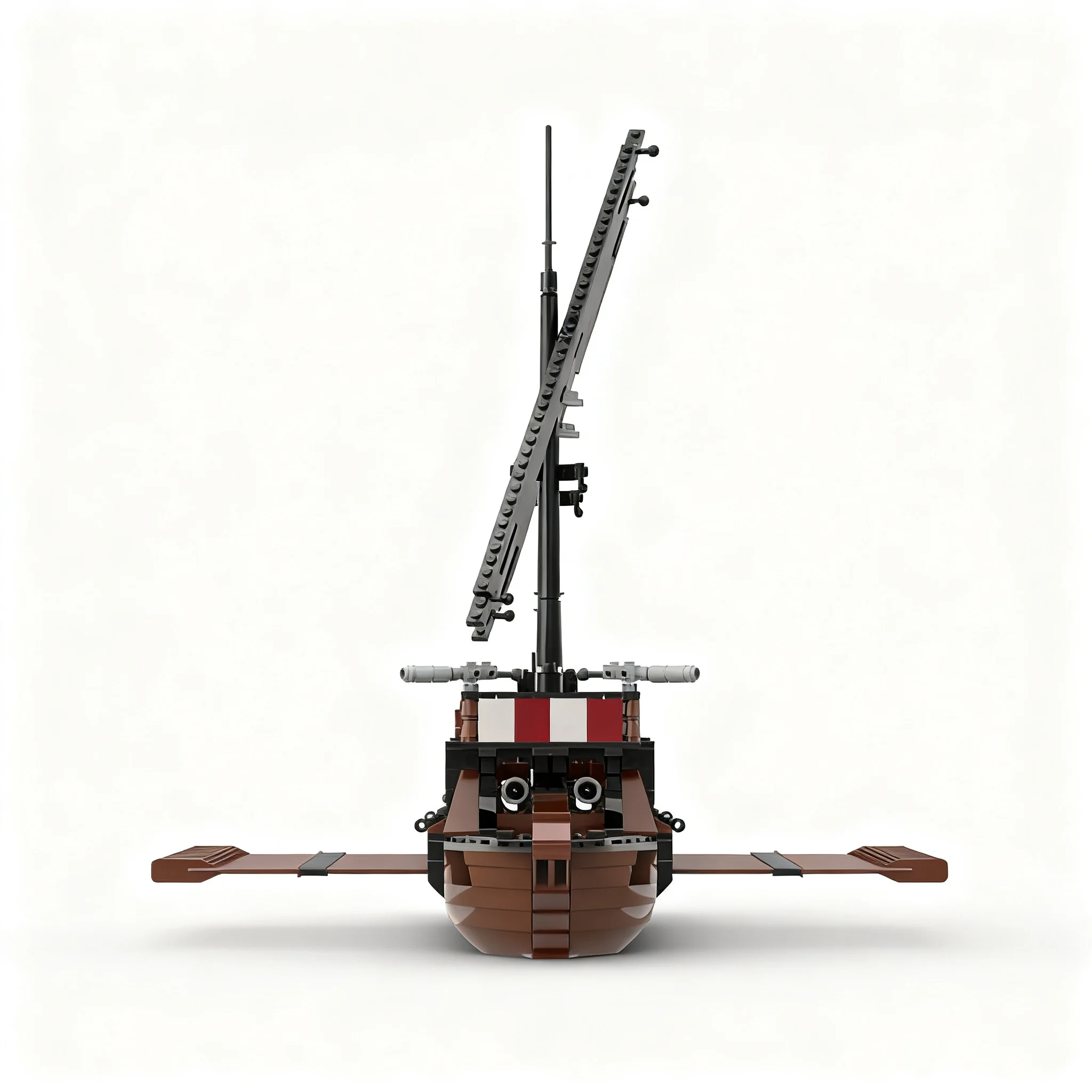 715pcs MOC War Galley Pirates Model Building Blocks Toys Construction Christmas Gift Craft Collection Art Creative Assemble