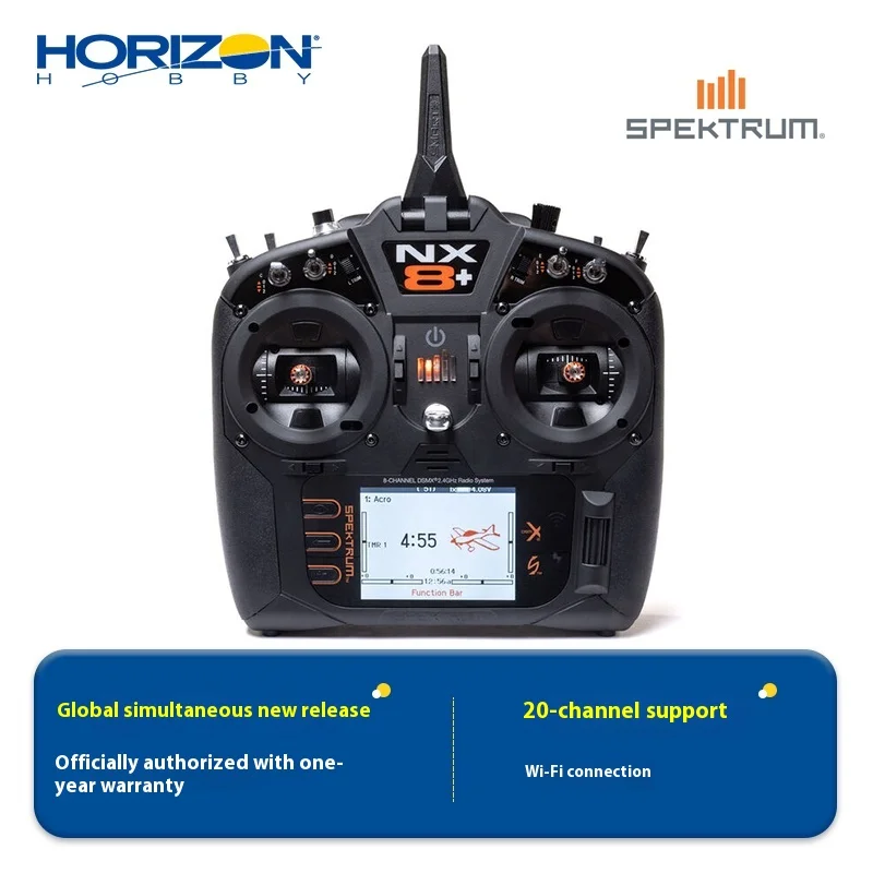 

Spektrum NX8 + 20 каналов DSMX RC модель самолета контроллер с фиксированным крылом пульт дистанционного управления игрушечные детали аксессуары