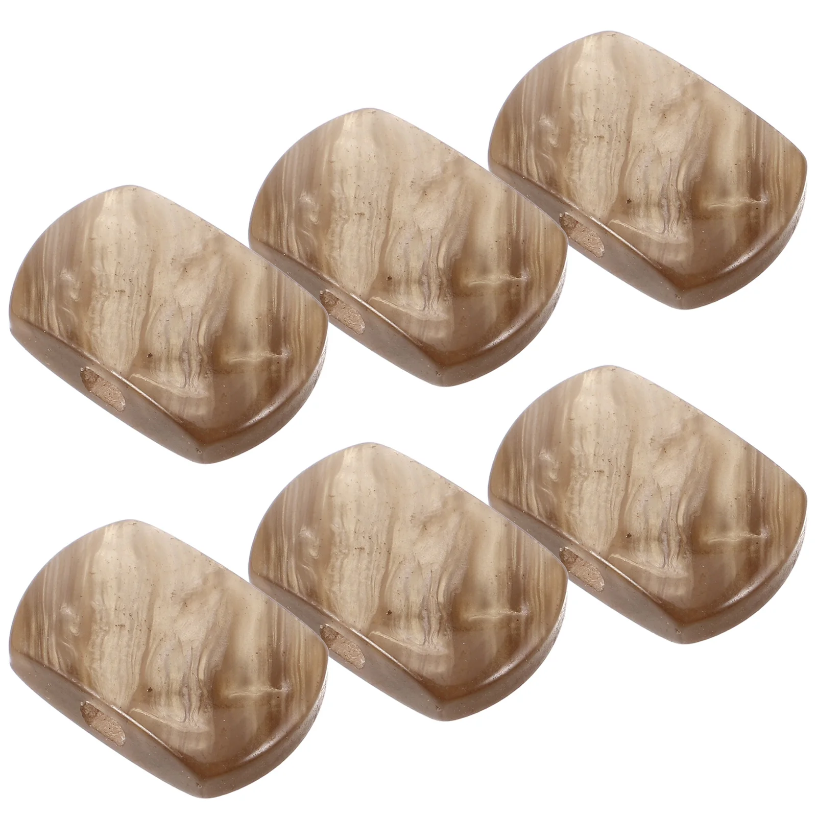 

6pcs Guitar Tuning Pegs Knobs Ergonomic Handle Electric Acoustic Guitars Durable Semi-closed Buttons Accessories
