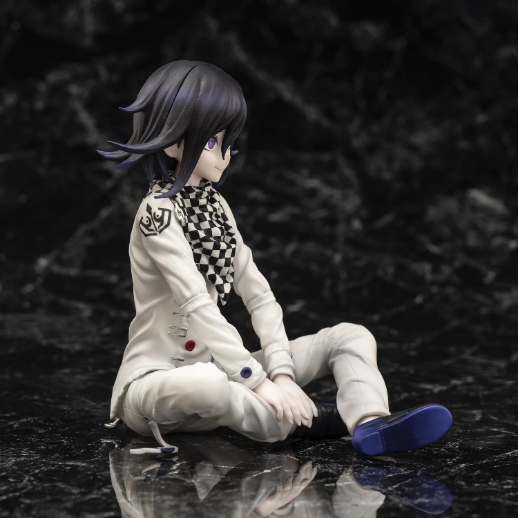 UC Original:Danganronpa Kokichi Oma sitting position 11cm PVC Action Figure Anime Figure Model Toy Collection Figure Doll Gift