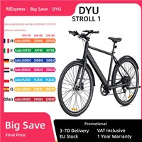 DYU Stroll 1 E-bike 250W Brushless Motor 36V9AH Lithium Battery Aluminum Alloy Electric Bicycle 16Inch Tire City Electric Bike