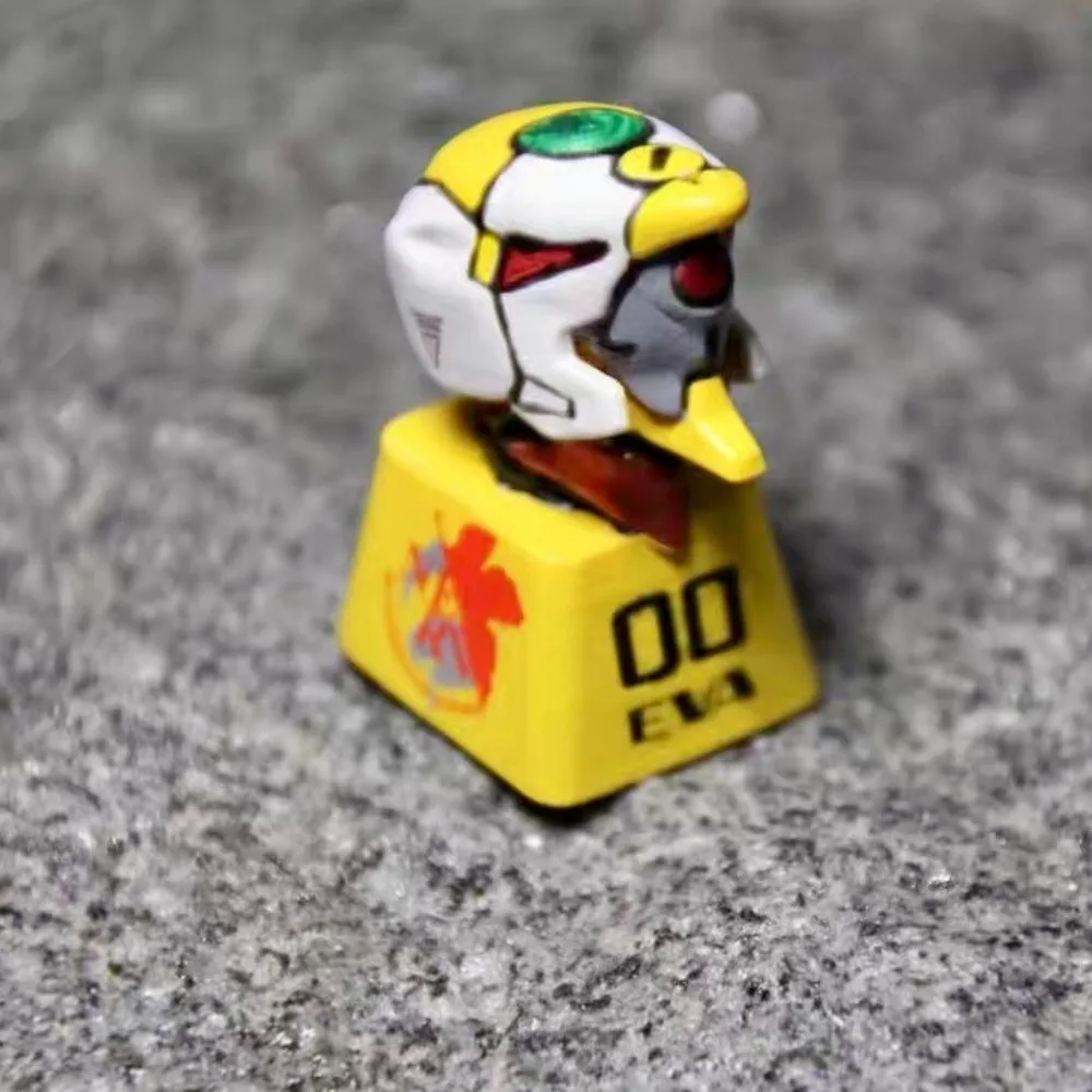 

Смоляные колпачки для клавиш EVA, аниме-тема для механической клавиатуры MX Kailh Gateron, переключатель, персонализированные тисненные аксессуары для рукоделия и игр