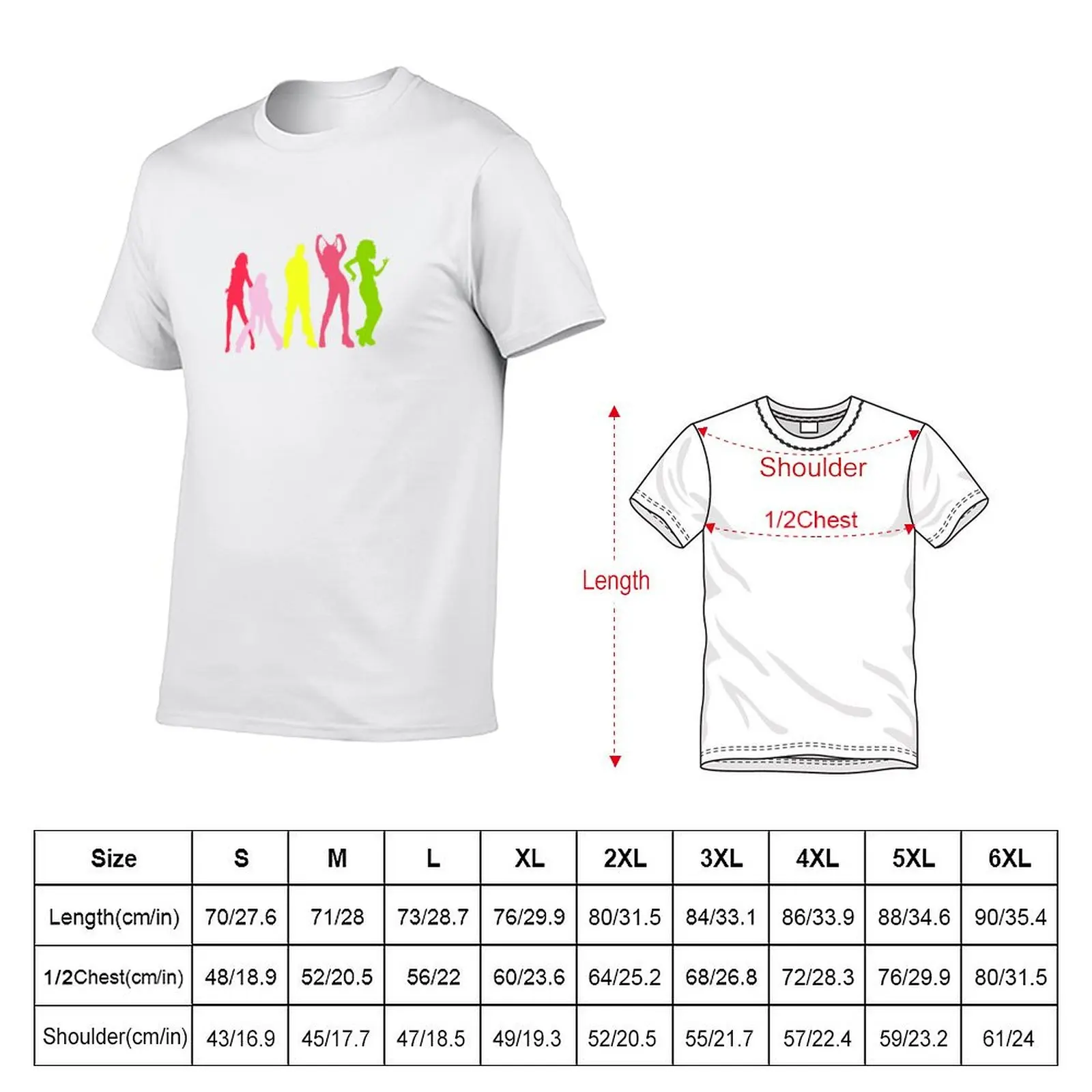 Spice Silhouettes - 1996 T-Shirt Big Size Daily Wear T-Shirt