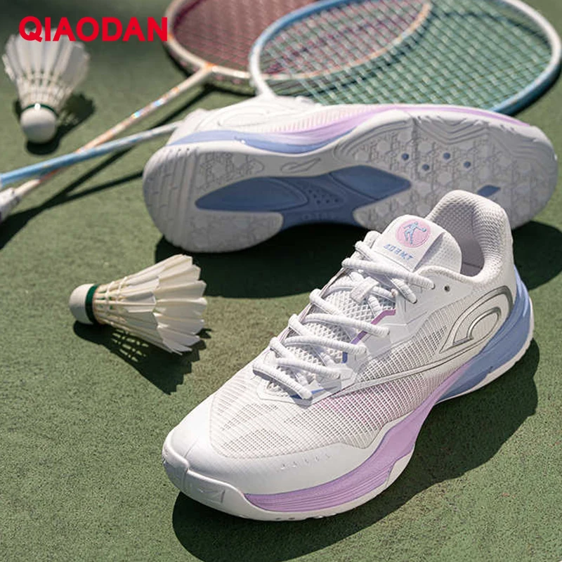 

QIAODAN ACE профессиональная обувь для бадминтона, женская обувь 202, легкая тренировочная спортивная обувь, удобные кроссовки QDE182253871