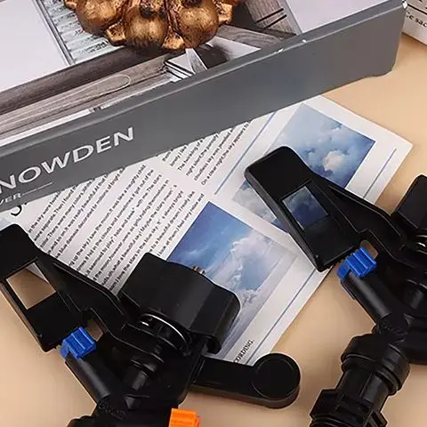 Lawn Irrigation Rotating Sprinkler 360 Degrees Auto-rotate Two Holes Water Spray Head Garden Yard Watering Sprinkler Nozzle