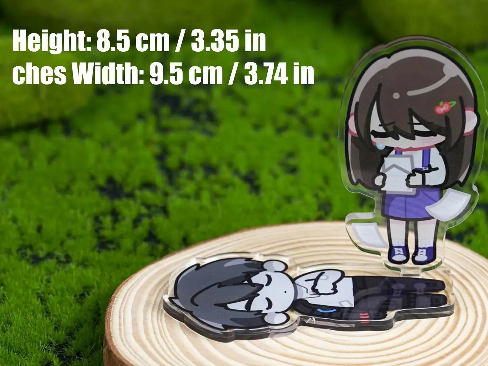 

Акриловая табличка 10 см в Q-версии по мотивам Love and Deepspace: коллекционный сувенир Калеба, изысканный подарок для рабочего стола