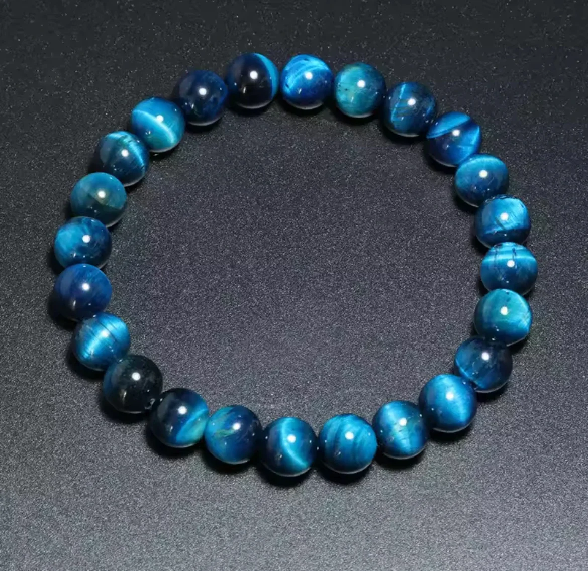 100% Real Natural Tiger Eyes Bracelet Men Women 8mm Grade A Smooth Beads Stone Braslet Yoga Meditation Braclet For Him