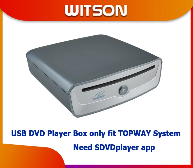 Car CD DVD Player USB Disc Box Only fit TOPWAY DingWei Car Radio Machine Fit Software of T3/T3L/T5/T5Q/T10/TS10/T13/TS18