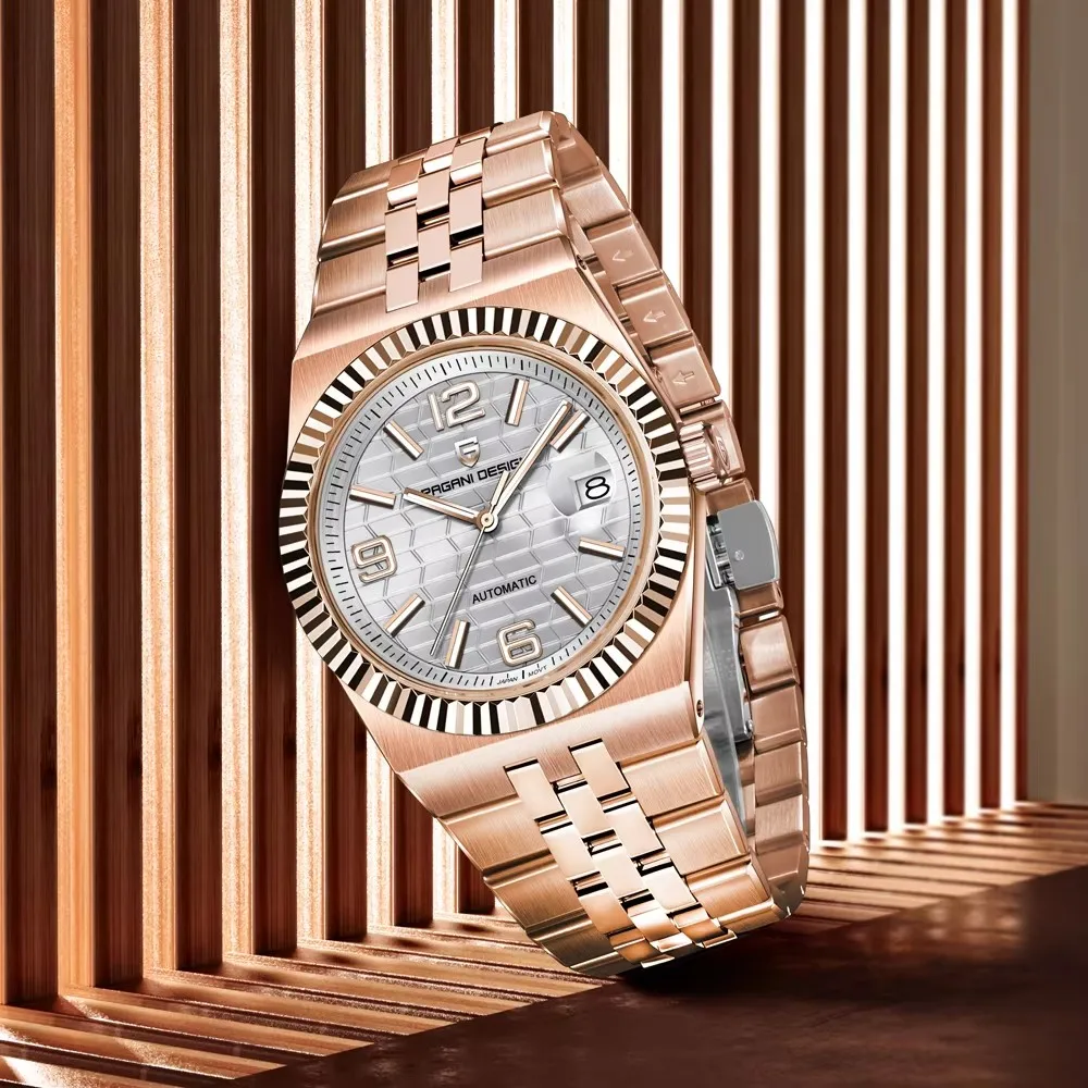 

Новые мужские часы PAGANI DESIGN 2026 года: Золотые, роскошные, автоматические, механические наручные часы с AR-сапфировым стеклом, водонепроницаемые, подарок для мужчин