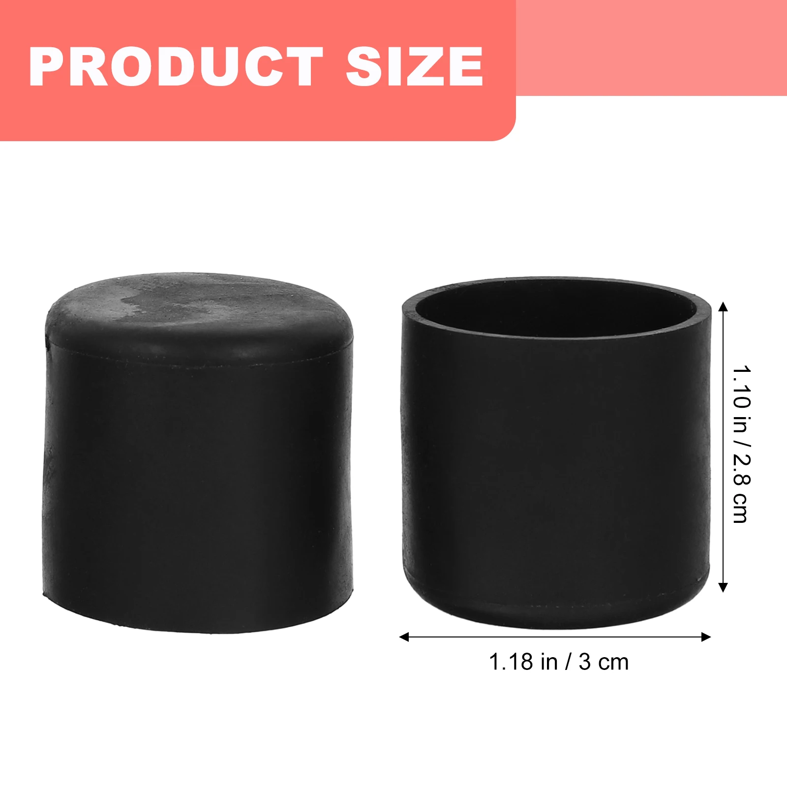 30Pcs Table Chair Leg Caps Weatherproof Dustproof Floor Protectors for Patio Furniture Chair Leg Caps Furniture Pads