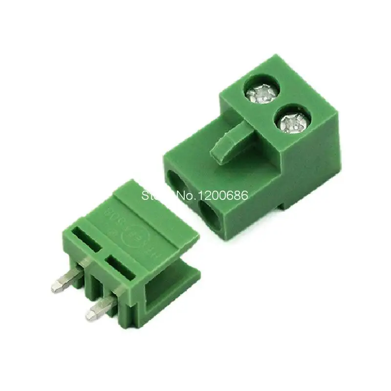 

3.96mm pitch 2pin Terminal plug type 300V 10A connector pcb screw terminal block connector