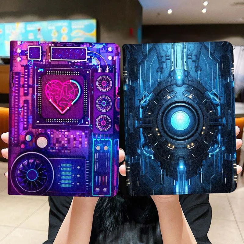 حافظة كمبيوتر لوحي بتصميم نمط التكنولوجيا لهاتف Xiaoxin Legion Tab Y900 Y700 K10 M10 P11 Pad Pro GT Plus 3rd Gen 4 11 11.5 #4