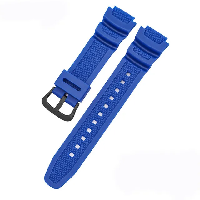 Horlogeband 18mm voor CASIO AE1200/1300/1000 W-219 Vervanging Siliconen Rubber Horlogeband heren Polsbandje armband Accessorie